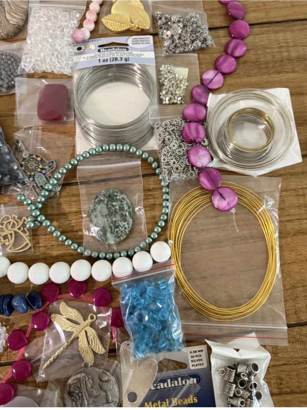 Assorted Jewelry Making Beads & Charms Lot - Multicolor - Picture 3 of 4